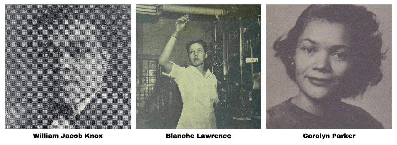 William Jacob Knox, Blanche Lawrence, Carolyn Parker