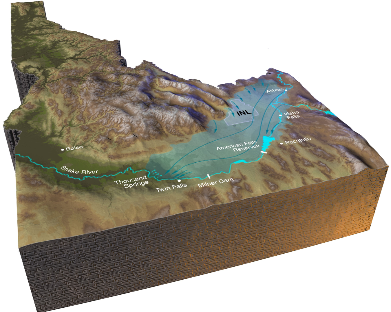 The underlying Snake River Plain Aquifer is considerably safer today following three decades of EM cleanup activities at DOE’s Idaho National Laboratory Site.