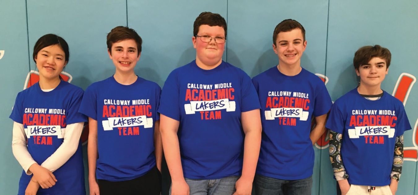 Calloway County Middle School’s 5-member Science Bowl team will compete in DOE’s National Science Bowl finals.