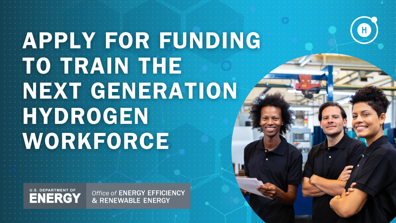 Apply for funding to train the next generation hydrogen workforce