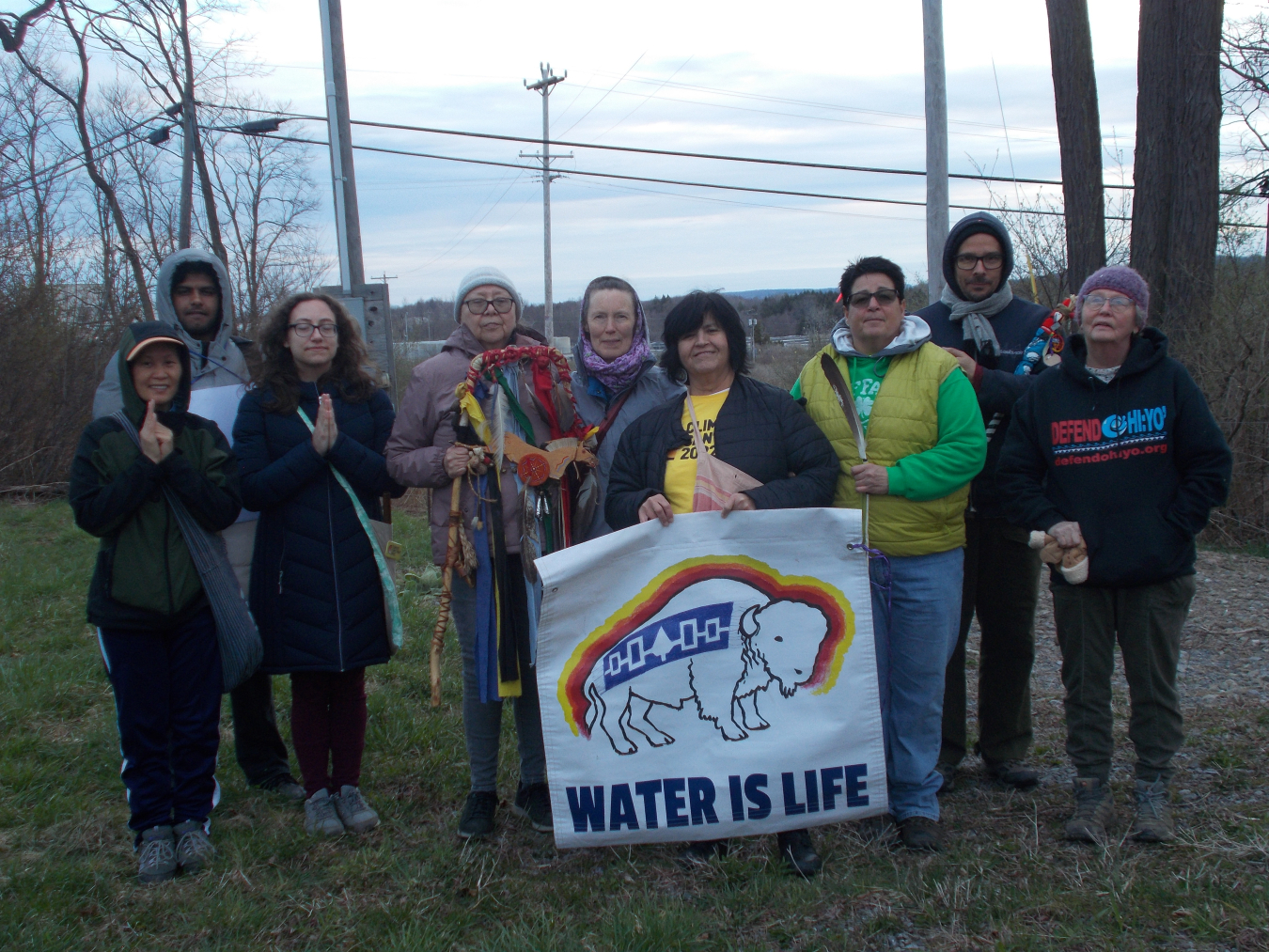 EM’s West Valley Demonstration Project (WVDP) marked Earth Day this year by joining the Cattaraugus Creek Water Walkerz and Onondowaga’ Water Protectors to pay tribute to Mother Earth and bring awareness to the importance of protecting the Cattaraugus Creek and Lake Erie watershed for future generations