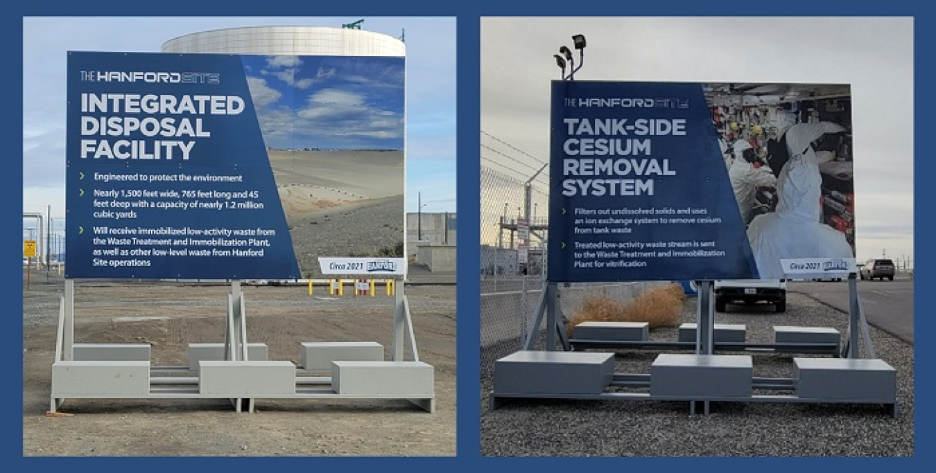 Landmark Signs Highlight Hanford Mission