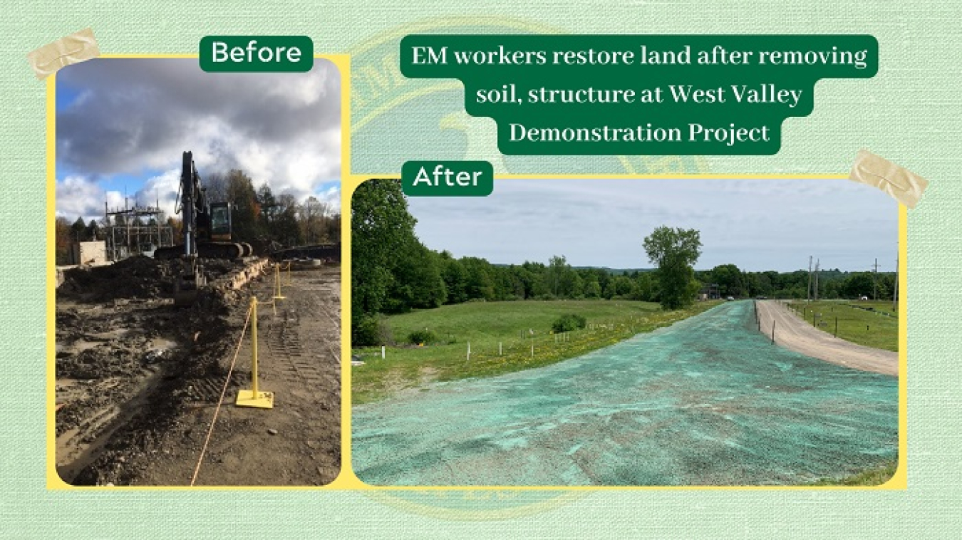 West Valley Restores Land After Removing Soil, Structure