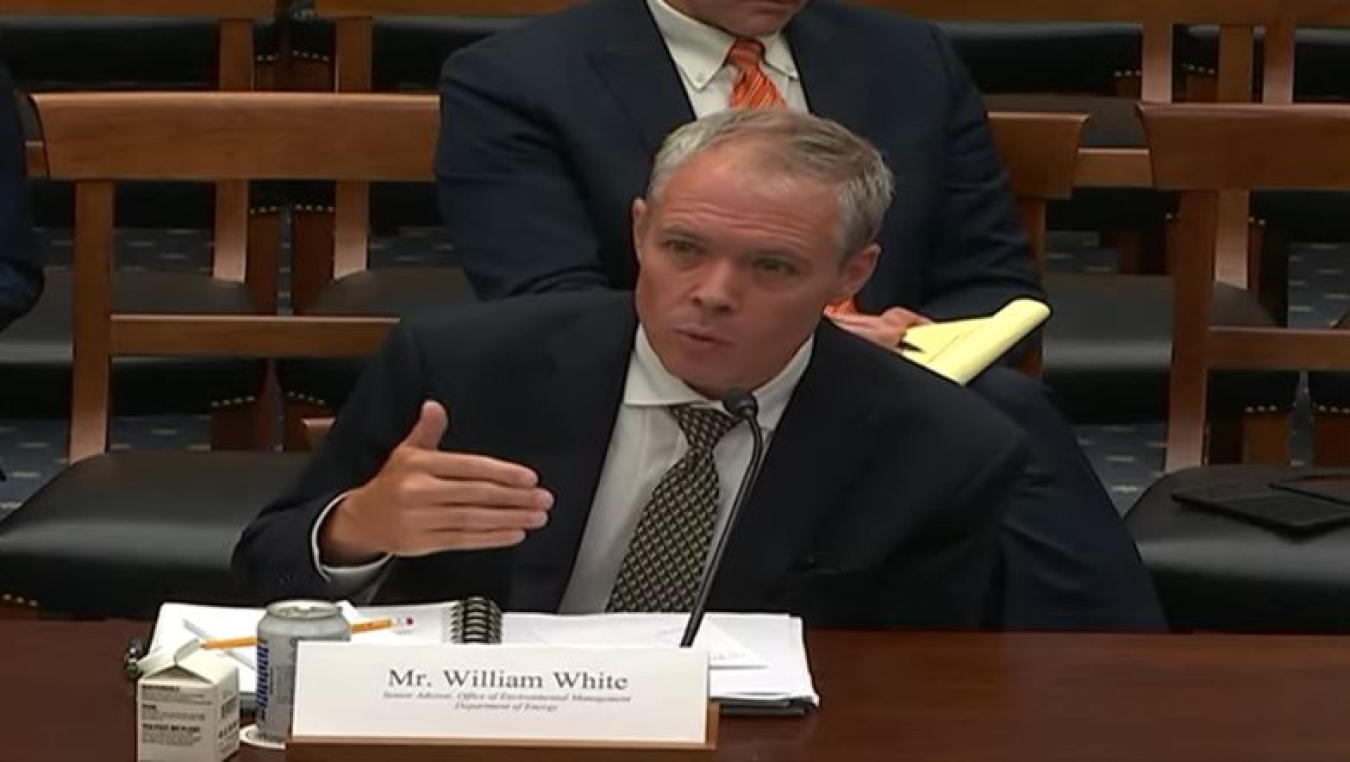 EM Senior Advisor William “Ike” White appeared July 13 before the House Committee on Science, Space and Technology’s energy subcommittee to discuss EM technology development. 