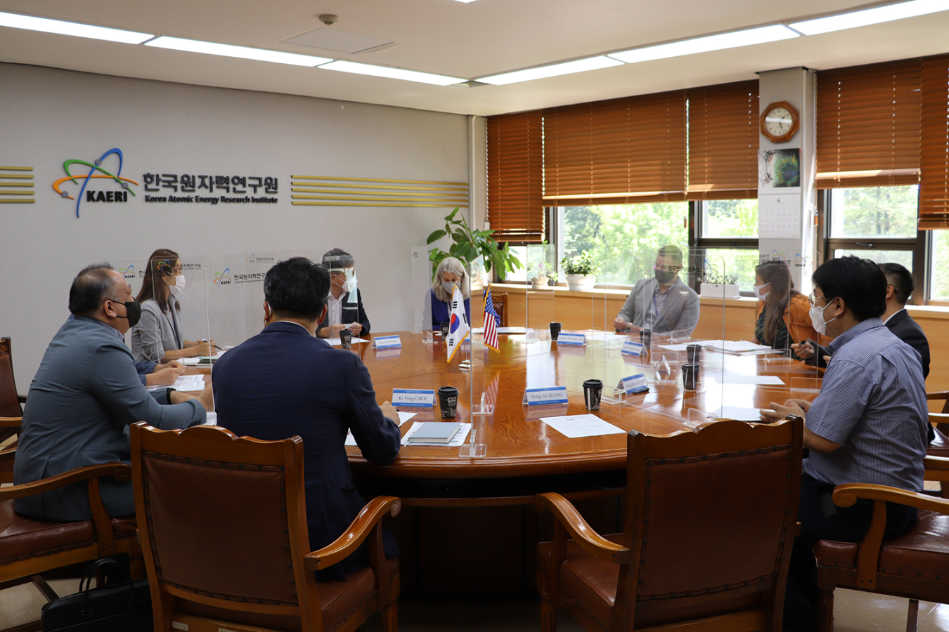 In the President's Room at the Korea Atomic Energy Research Institute (KAERI), Administrator Hruby discussed the strong partnership between NNSA and KAERI and future collaborative opportunities.