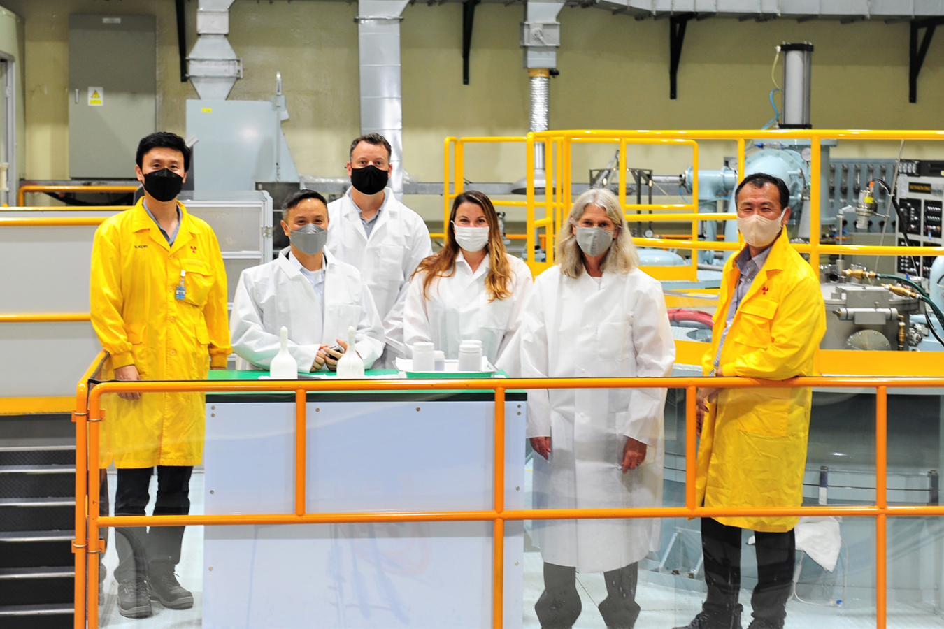 NNSA Administrator Hruby toured the Korea Atomic Energy Research Institute's fuel fabrication facility.