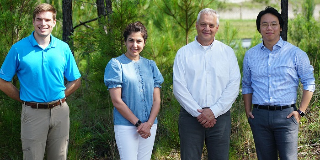 Savannah River Mission Completion’s “superior” team included, from left, Jesse Benedict, Azadeh Samadi-Dezfouli, Brent Gifford and Andrew Jung. (Not pictured: Joshua Pifer)