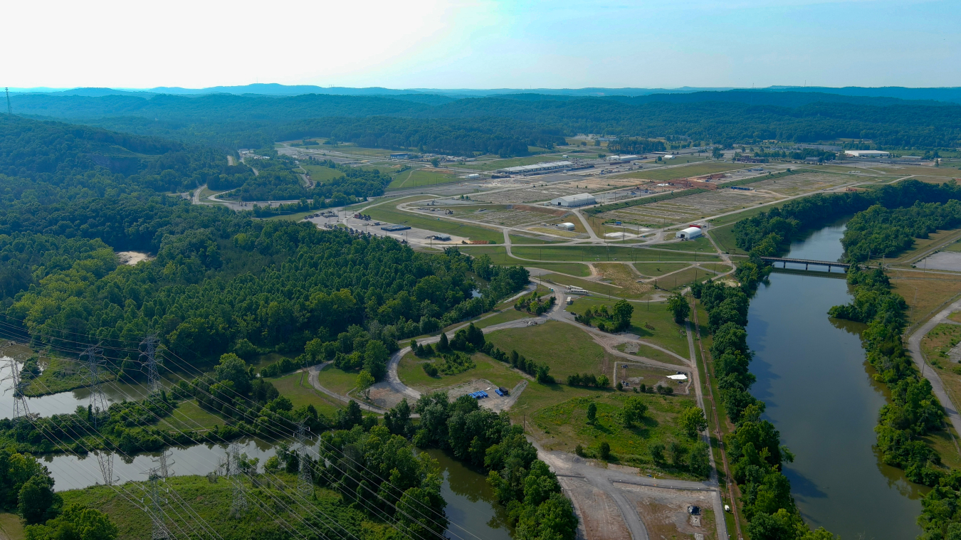 EM’s cleanup has transformed the East Tennessee Technology Park (ETTP), pictured here, from a former uranium enrichment complex into a private industrial park home to many new businesses, conservation areas and portions of the Manhattan Project National Historical Park. The ETTP cleanup has also led to a newly revised map of emergency sectors in the Oak Ridge area.