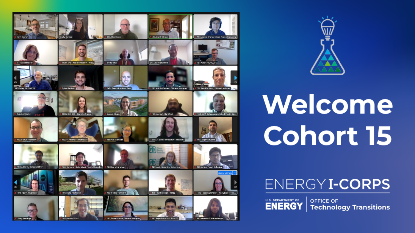 Energy I-Corps Cohort 15 Group Shot