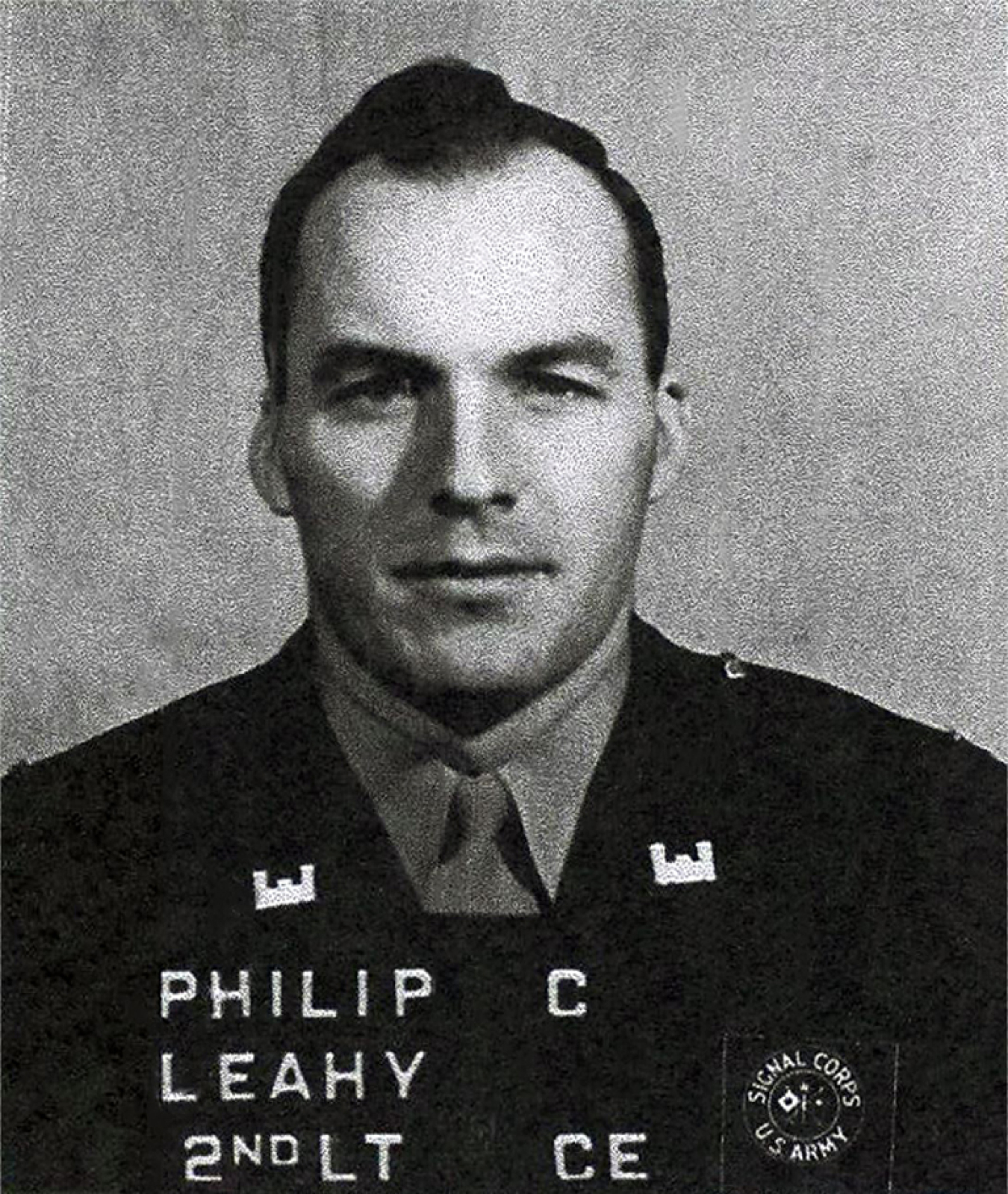 Second Lieutenant Philip C. Leahy.