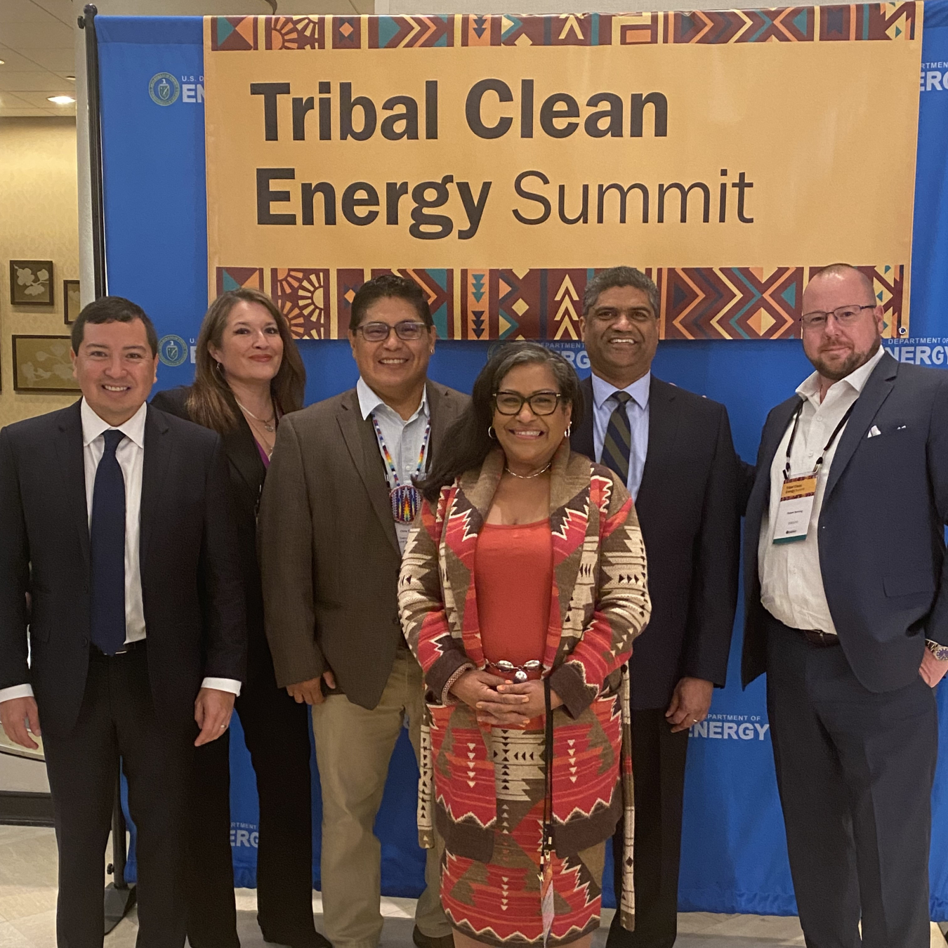 Group photo of LPO's Tribal Energy Finance Team