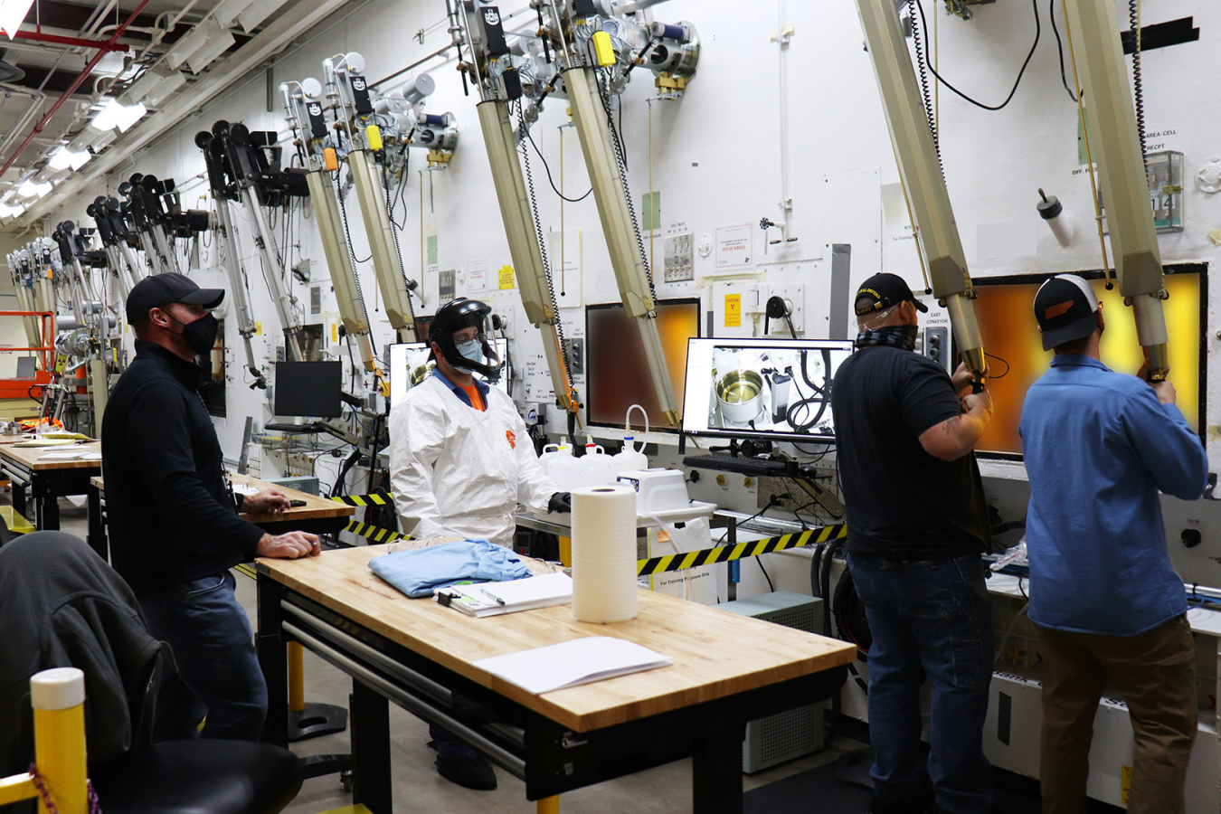 Workers spent months practicing and preparing before processing the first canister of the high-dose uranium-233 inventory last week. EM and contractor Isotek conducted extensive reviews before operations started to ensure the work would be performed safely.