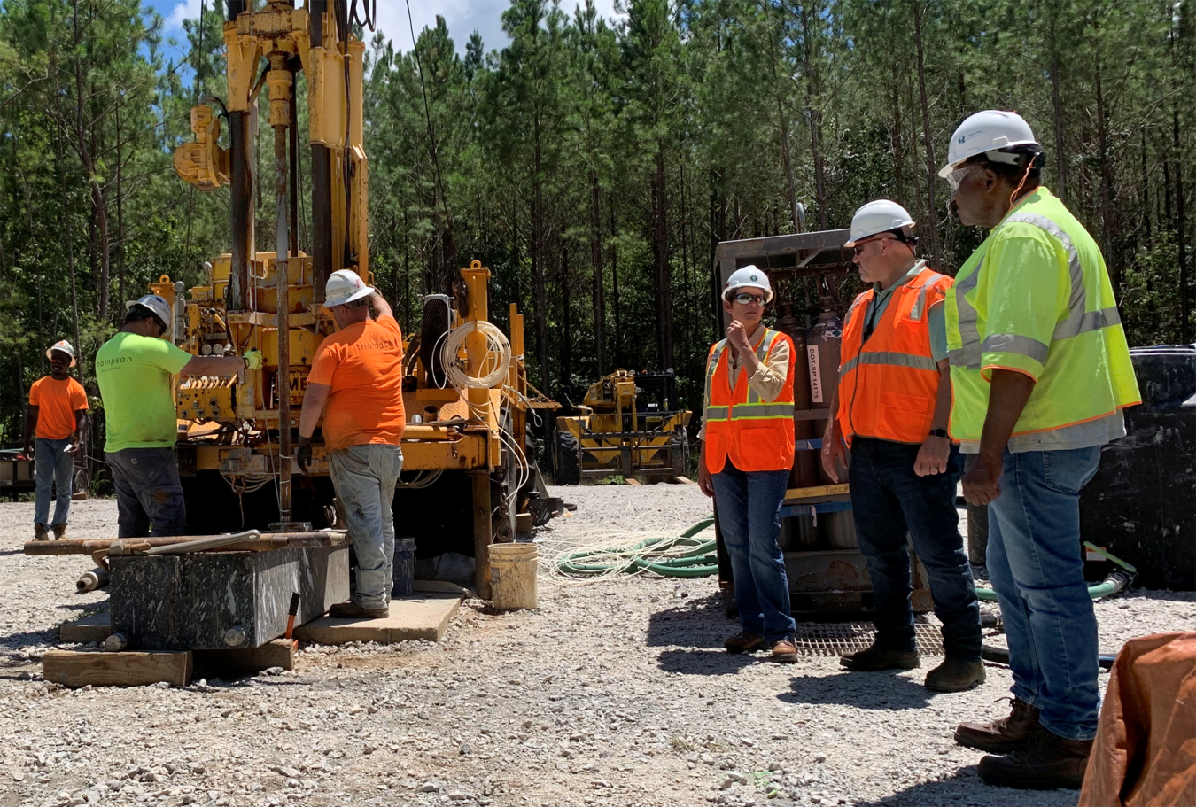 Using an innovative metal piercing device and cement-like grout, Savannah River Nuclear Solutions (SRNS) saved about $900,000 in a project that safely closed a 70-year-old well at the Savannah River Site.