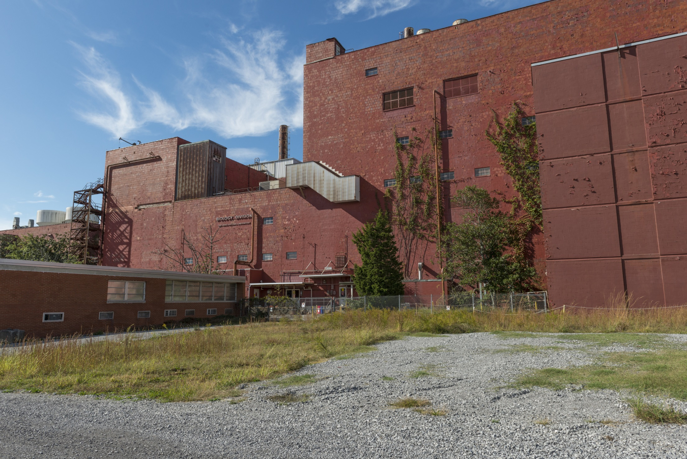 A view of the massive six-story, 255,000-square-foot Building 9207 in the Biology Complex before its demolition. The Oak Ridge Office of Environmental Management and contractor UCOR completed the teardown of that last and largest building of the complex last year.