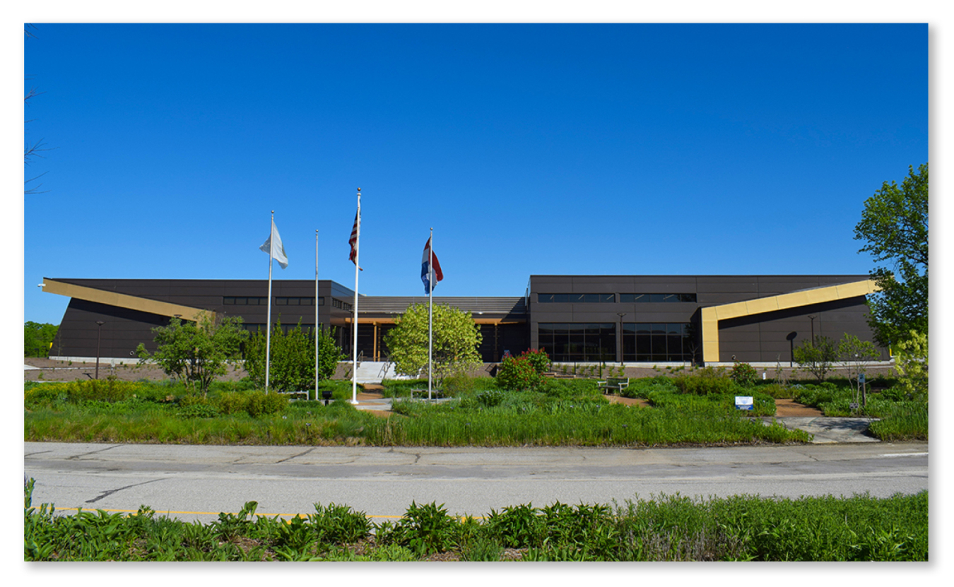 Award winning building at Weldon Spring