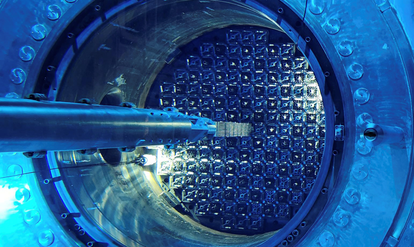 The last fuel assembly is loaded into the Unit 3 Reactor Vessel