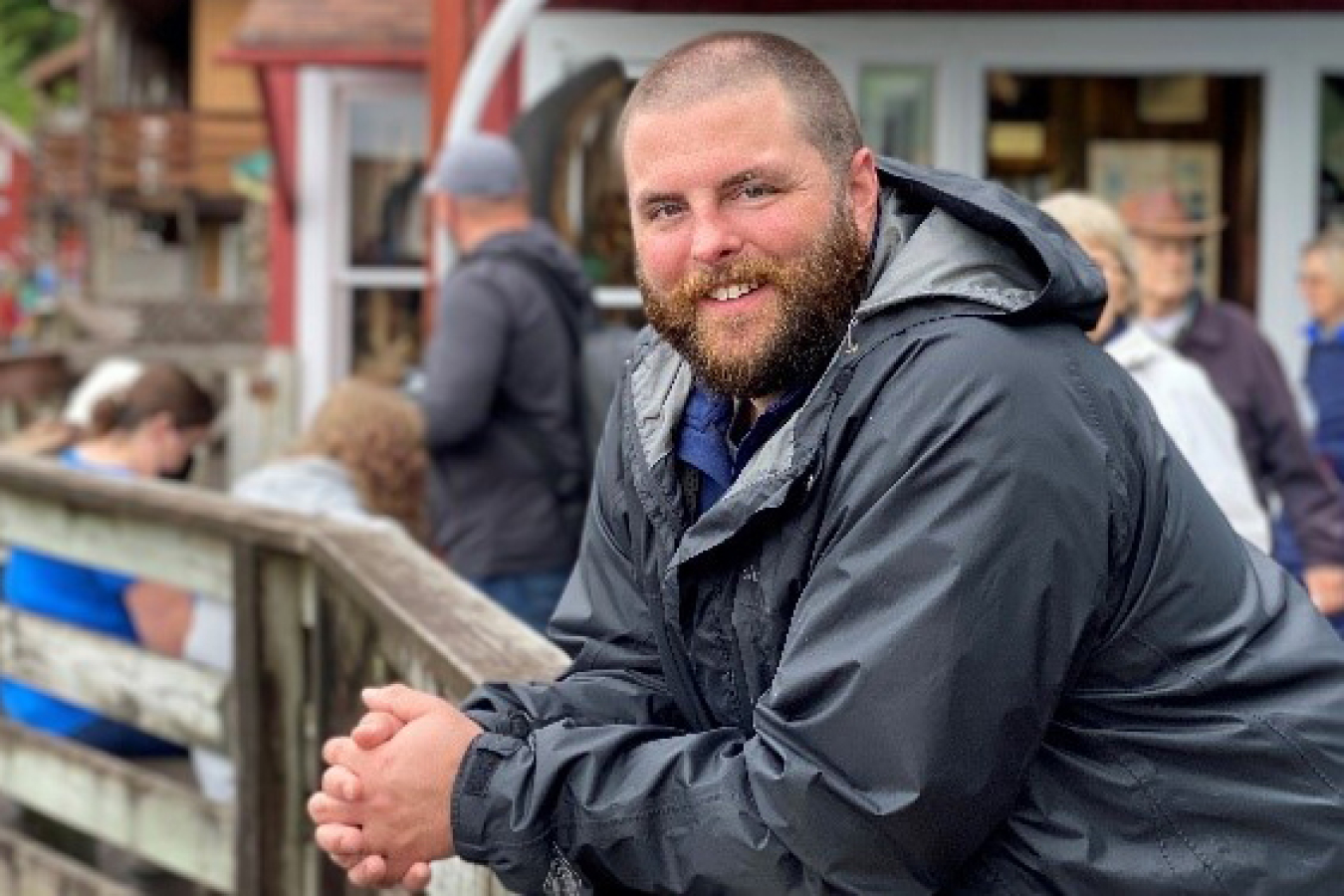 Outdoor portrait of Jacob Long