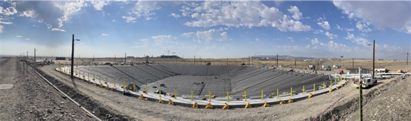 Workers finished construction of a fourth wastewater storage basin at the nearby Liquid Effluent Retention Facility in December, three months ahead of schedule.