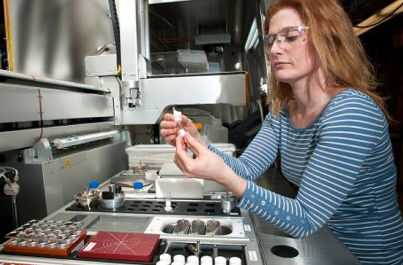 The Electrocatalysis Consortium (ElectroCat) is using national lab resources and capabilities such as Argonne National Lab's High-Throughput Research facility (pictured) and Los Alamos National Lab's multiscale modeling techniques to develop catalysts and test their performance in fuel cells, speeding the process of discovery.