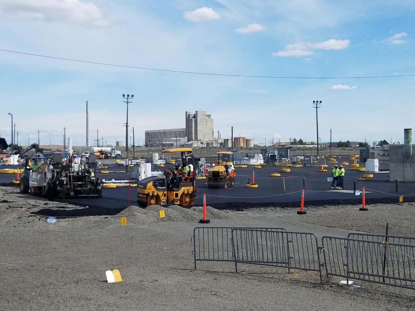 Surface barriers like this one in the SX Tank Farm will remain in place until a final closure decision is made for the tank farms. The barriers are critical to the strategy to help protect groundwater at the Hanford Site.