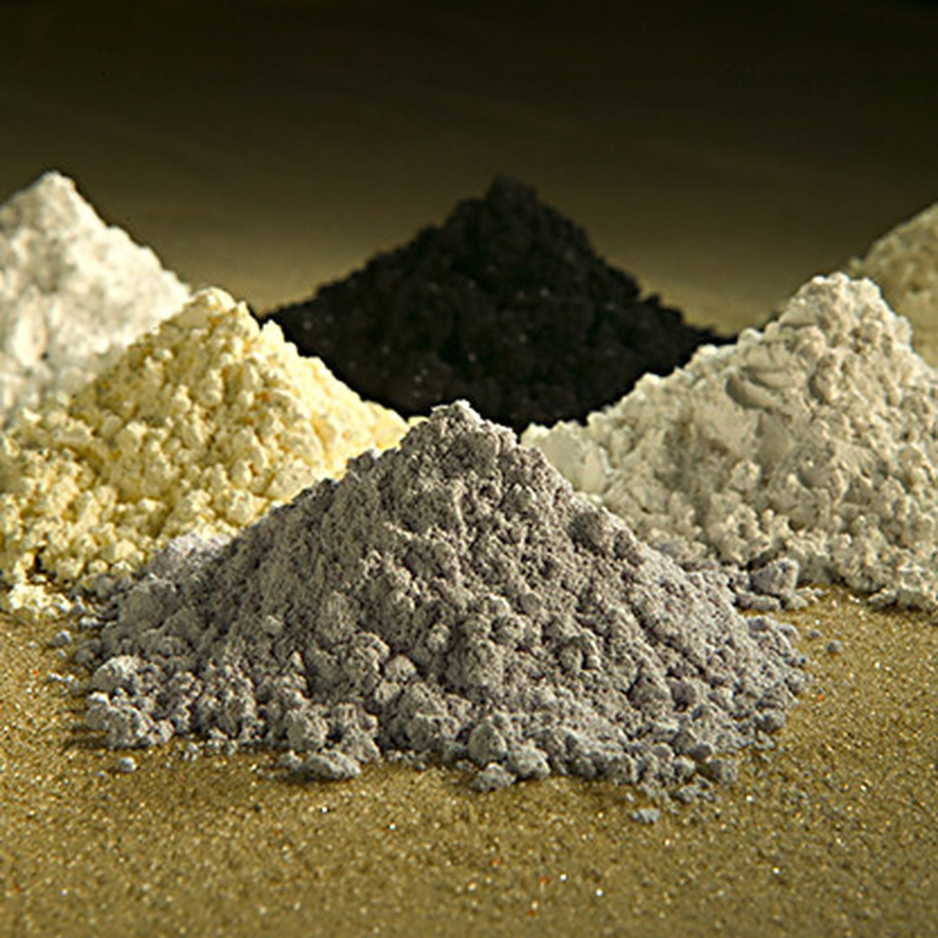 a pile of mineral dust.