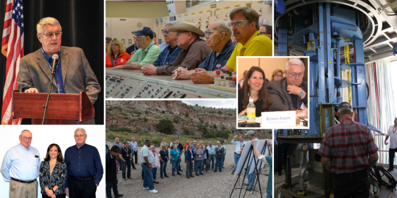 Collage of photos from ICP CAB meetings and tours