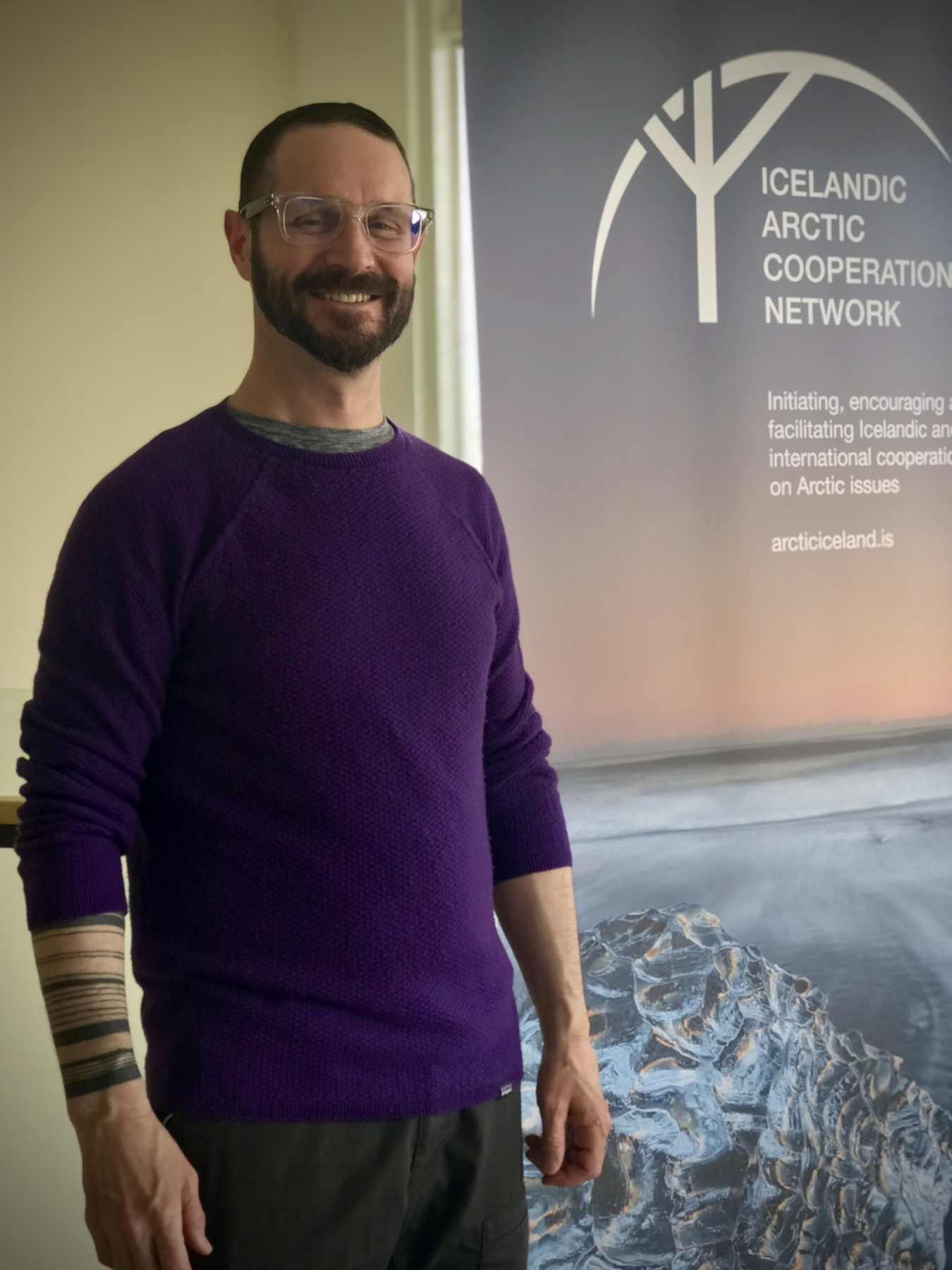 Aaron Cooke is a researcher at the National Renewable Energy Lab in the United States currently visiting Akureyri on US Embassy Science Fellowship through the Arctic Energy Office.