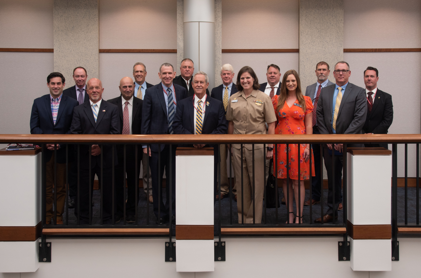 Attendees to a recent meeting on efforts to collaborate in science and technology fields to enhance national security included U.S. Rep. Joe Wilson and others from a delegation from offices representing a majority of the U.S. congressional districts in South Carolina; a staff member from U.S. Sen. Tim Scott’s office; and Maj. Gen. Van McCarty, the adjutant general and head of the South Carolina Military Department.