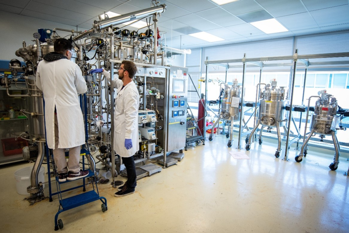 The ABPDU’s 15,000 square foot facility serves as a scale-up testbed for industry collaborators developing sustainable products that affect our everyday lives.