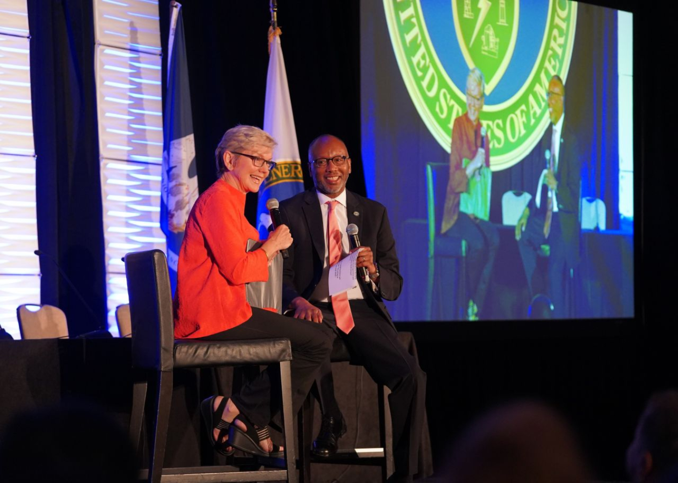 Photo of OSDBU Director Ron Pierce and Secretary Granholm