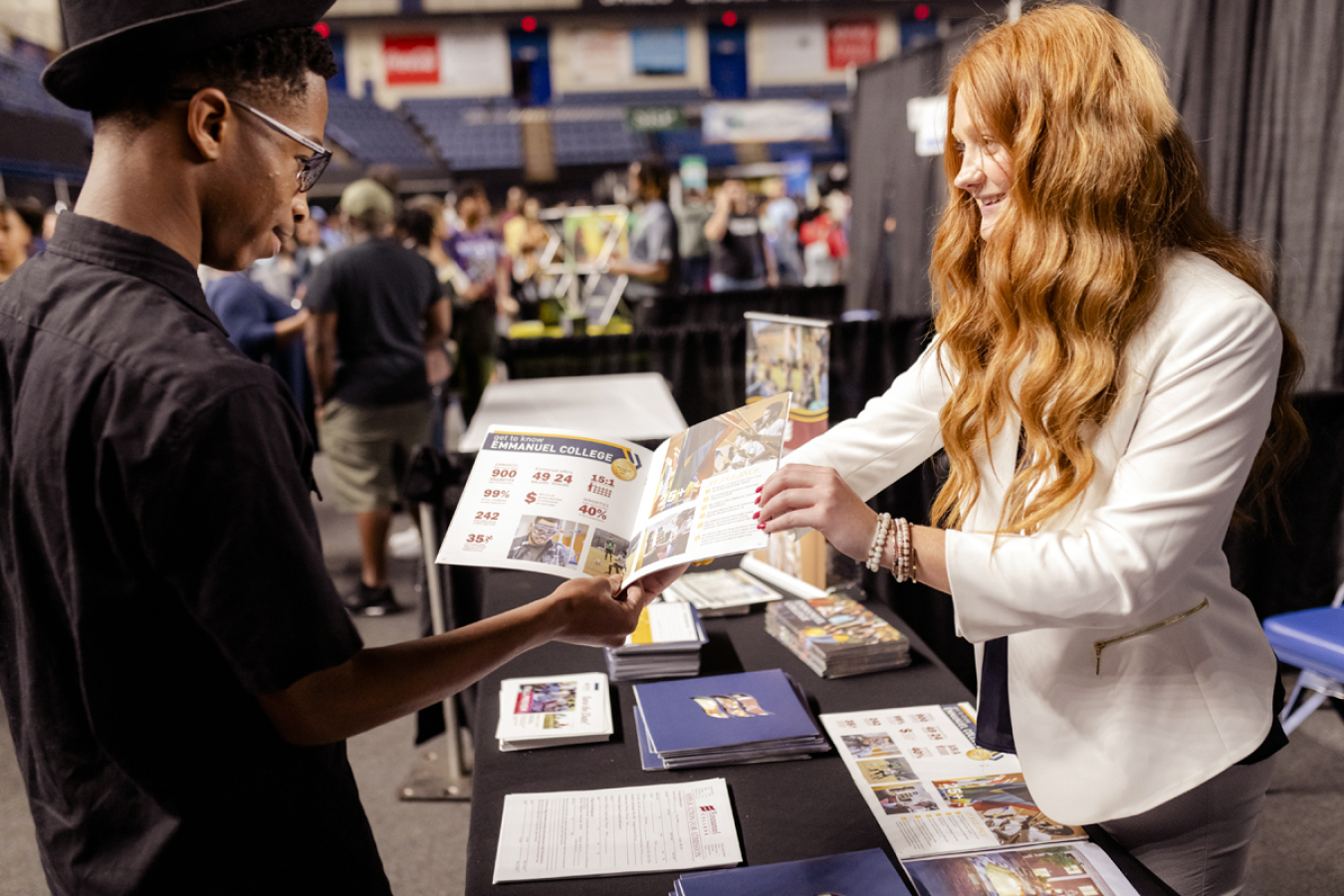 Counseling a Student at SRS College Night