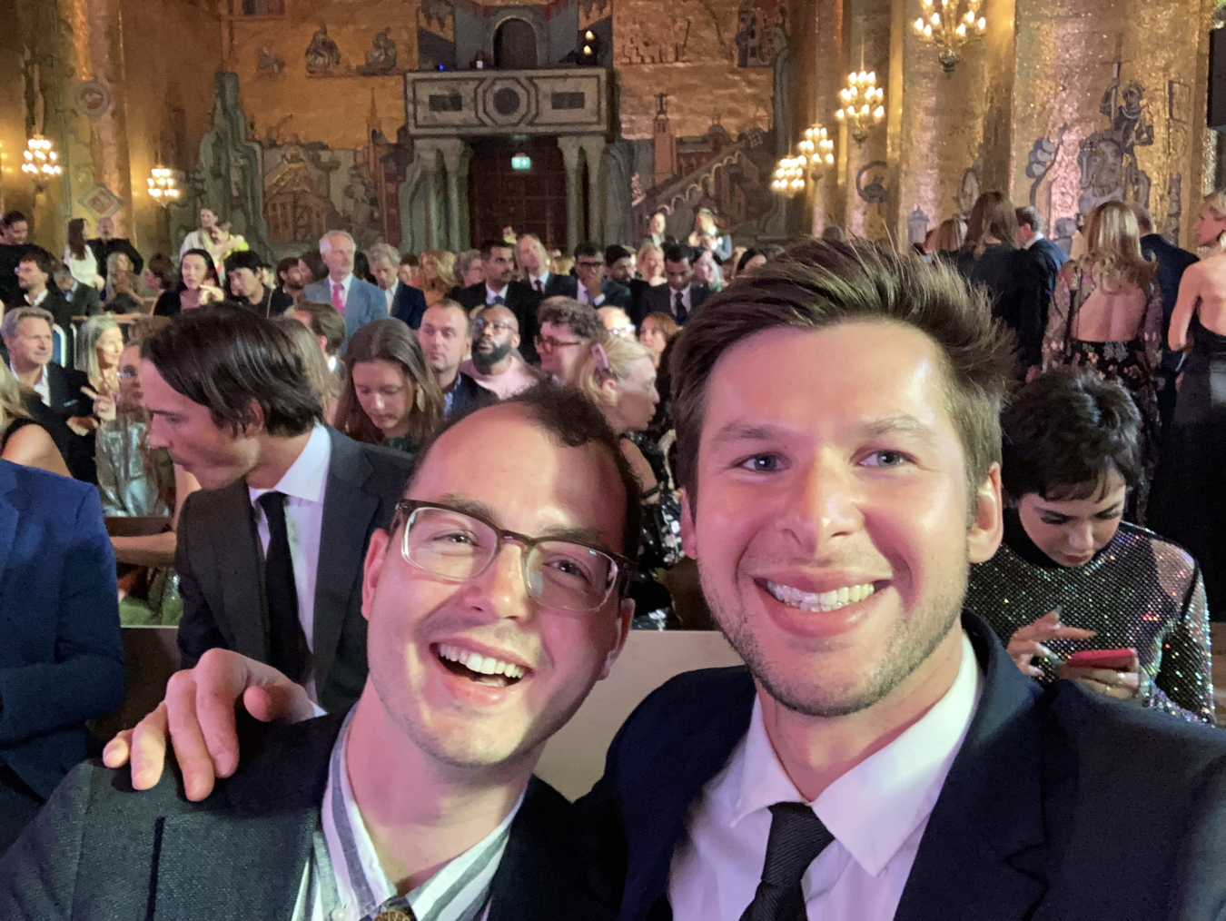 Kevin and Mikhail at the H&M Global Change Awards in Stockholm.