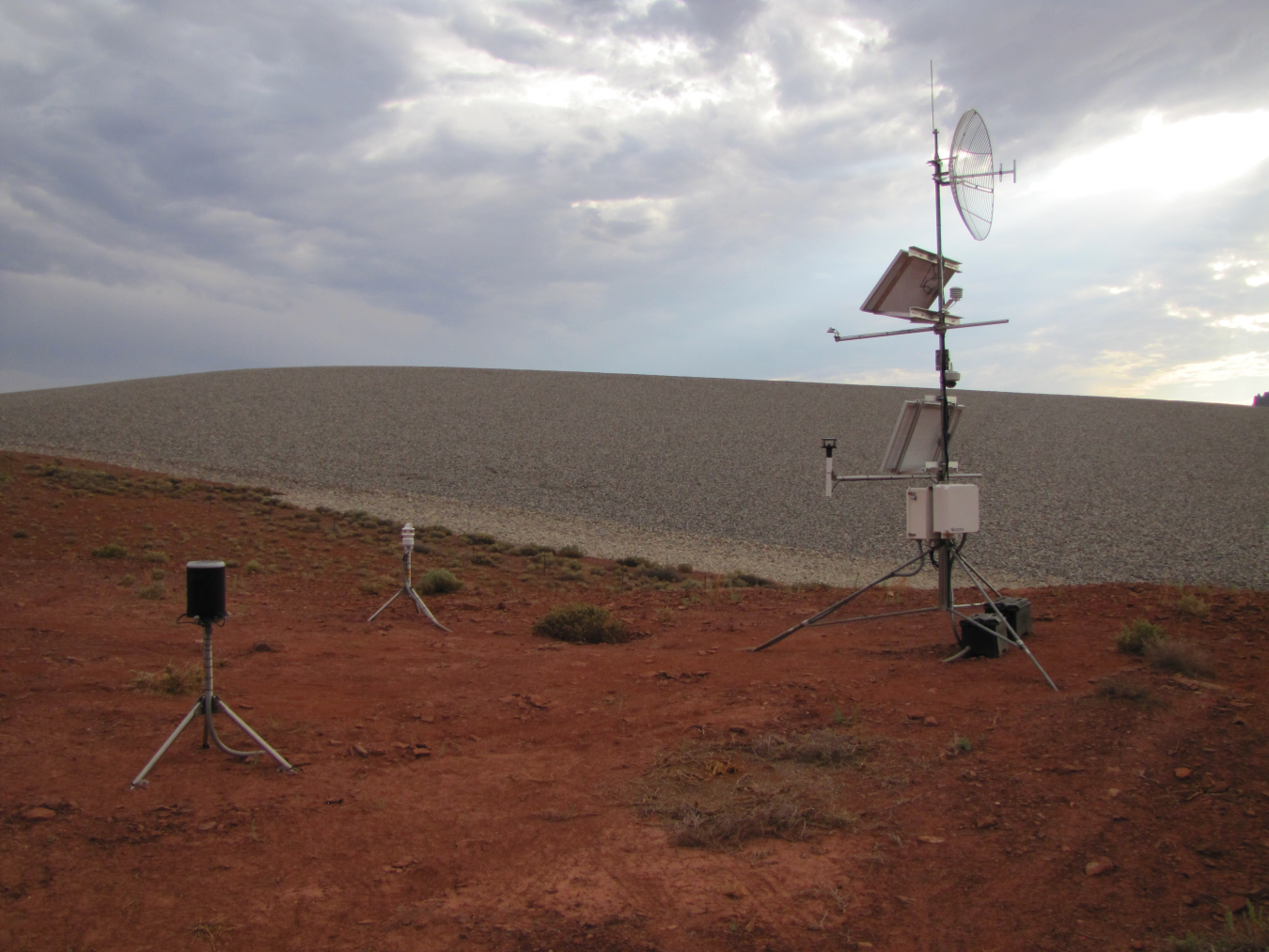 Surveying at LM’s disposal cells is key to ensuring that settling within the cells has not occurred.  This is just one of the safeguards that LM utilizes to ensure the future protection of human health and the environment.