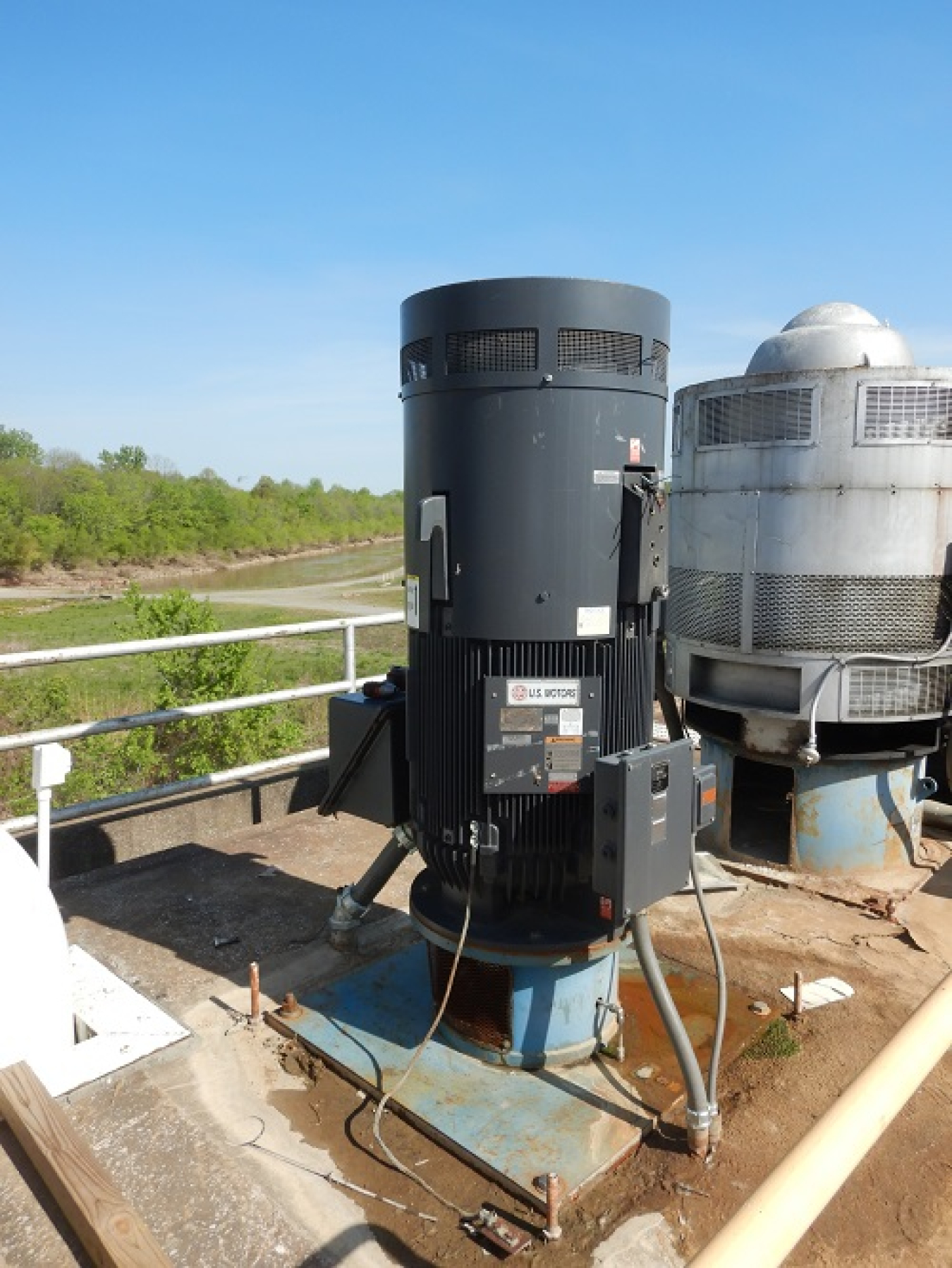 A recently installed raw water treatment pump is helping the Paducah Site meet its sustainability goals by reducing water and electricity consumption.