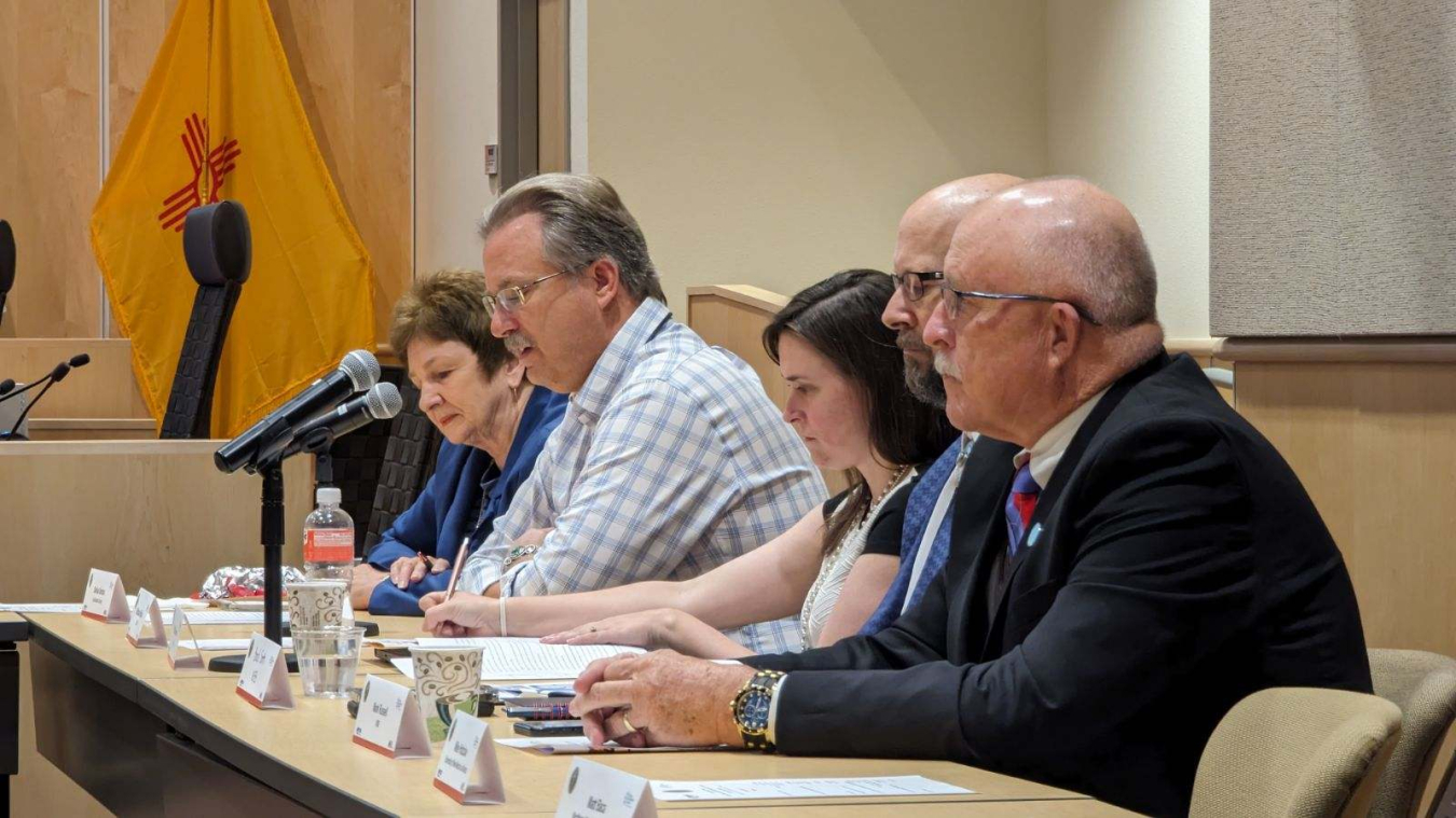 EM Los Alamos Field Office Manager Michael Mikolanis gives opening remarks as he kicks off a workforce development summit in Los Alamos, New Mexico, last week.