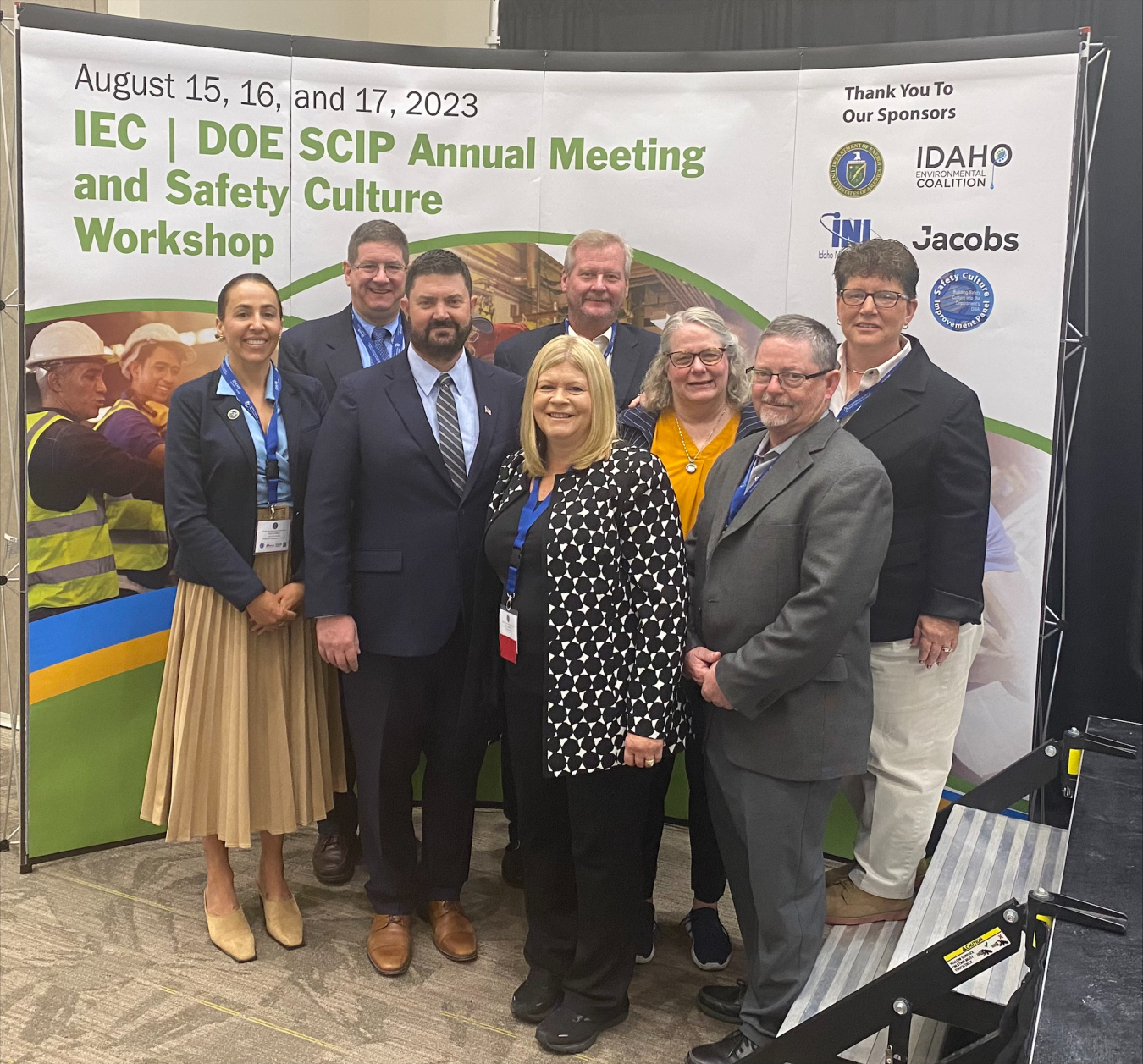 DOE employees gather for a photo at the 2023 DOE Safety Culture Improvement Panel Annual Meeting and Safety Culture Workshop, held last week in Idaho Falls, Idaho.