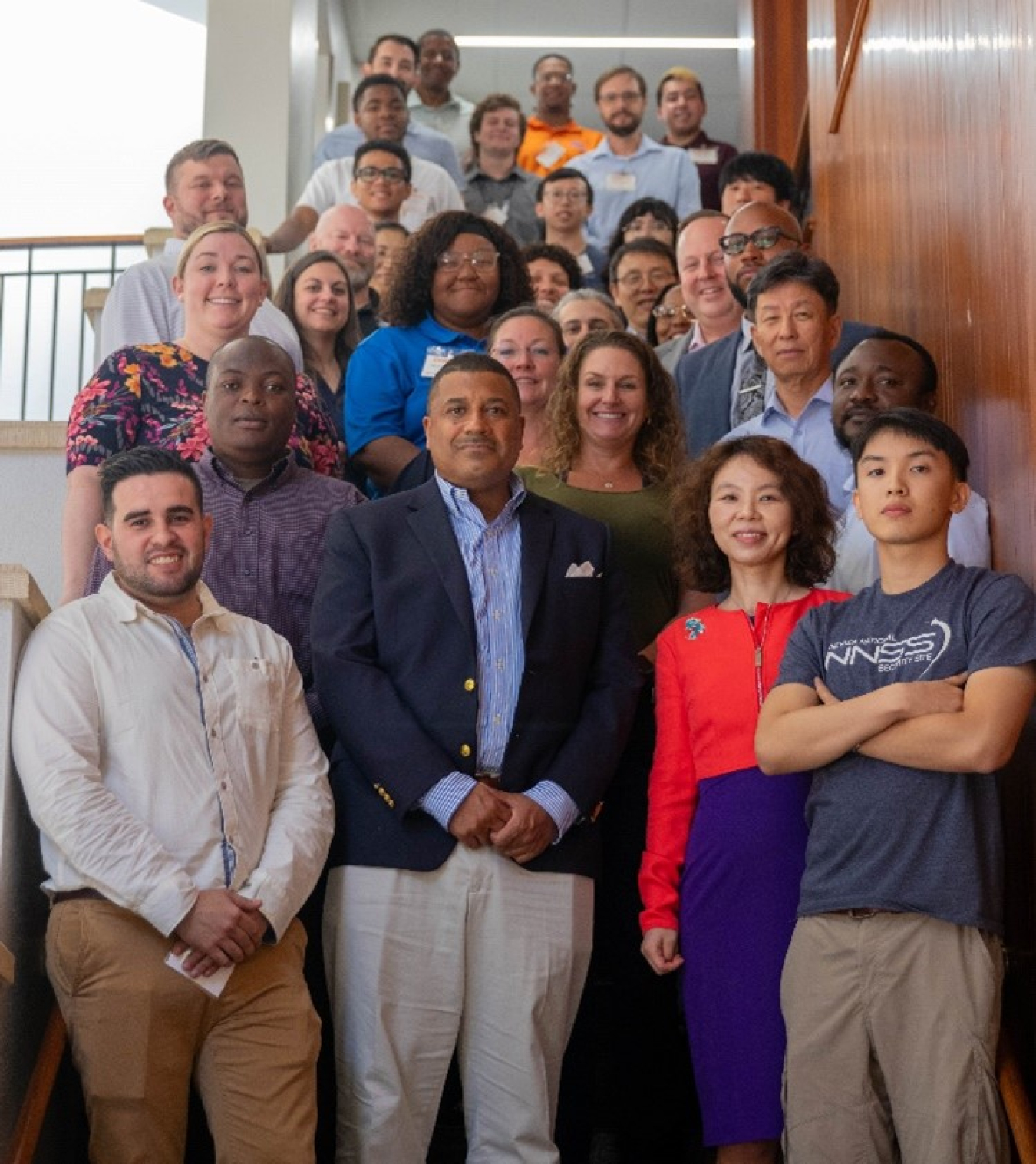 Frank Rose with UTSA CONCISE students