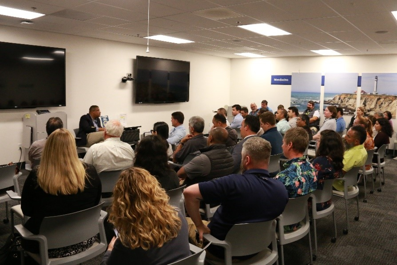 NA-2 with Livermore Field Office staff at town hall