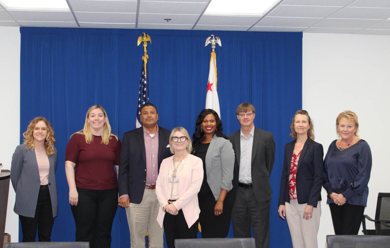 Newby, Hibbs, Rose, Senior Director of Global Security Programs Darcie Dennis-Koller, Motley, Bowman, Program Manager Danelle Herr, and NNSS Public Affairs Manager Kena Anderson