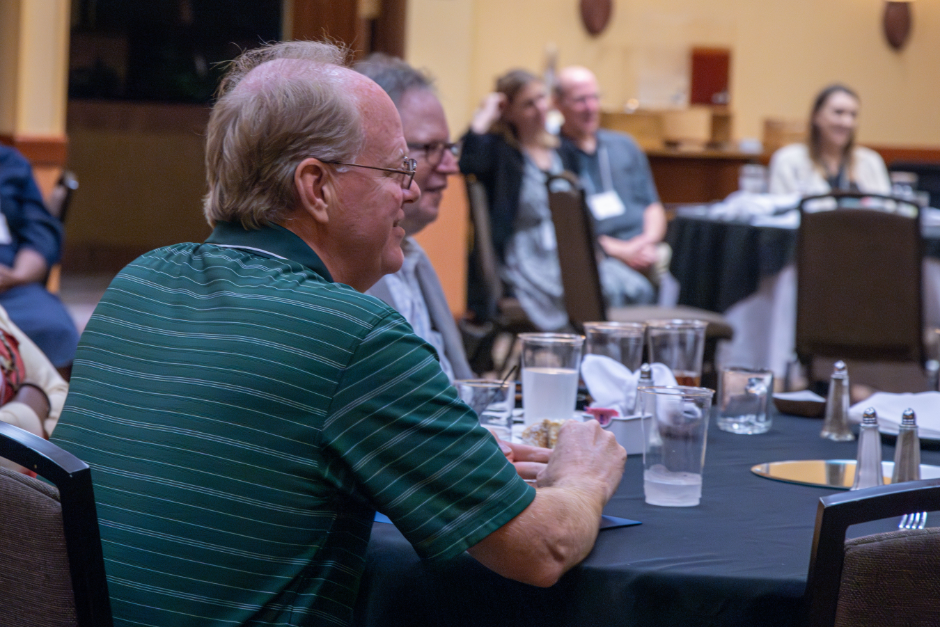 Glascock is shown at the 2022 All Hands meeting at Weldon Spring Site in Missouri.