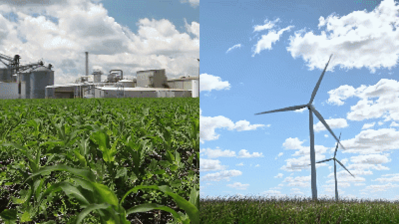 The Fantastic Three—Combining corn fields, wind energy, and waste carbon dioxide from biorefineries could revolutionize ethanol production.