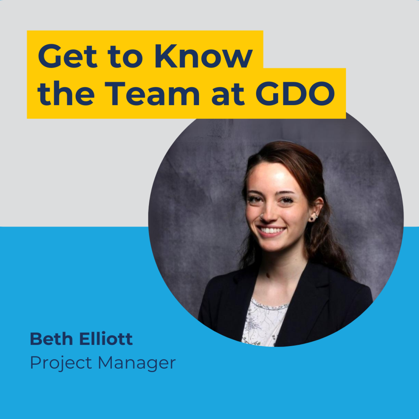 Beth Elliott, Project Manager at the Grid Deployment Office 