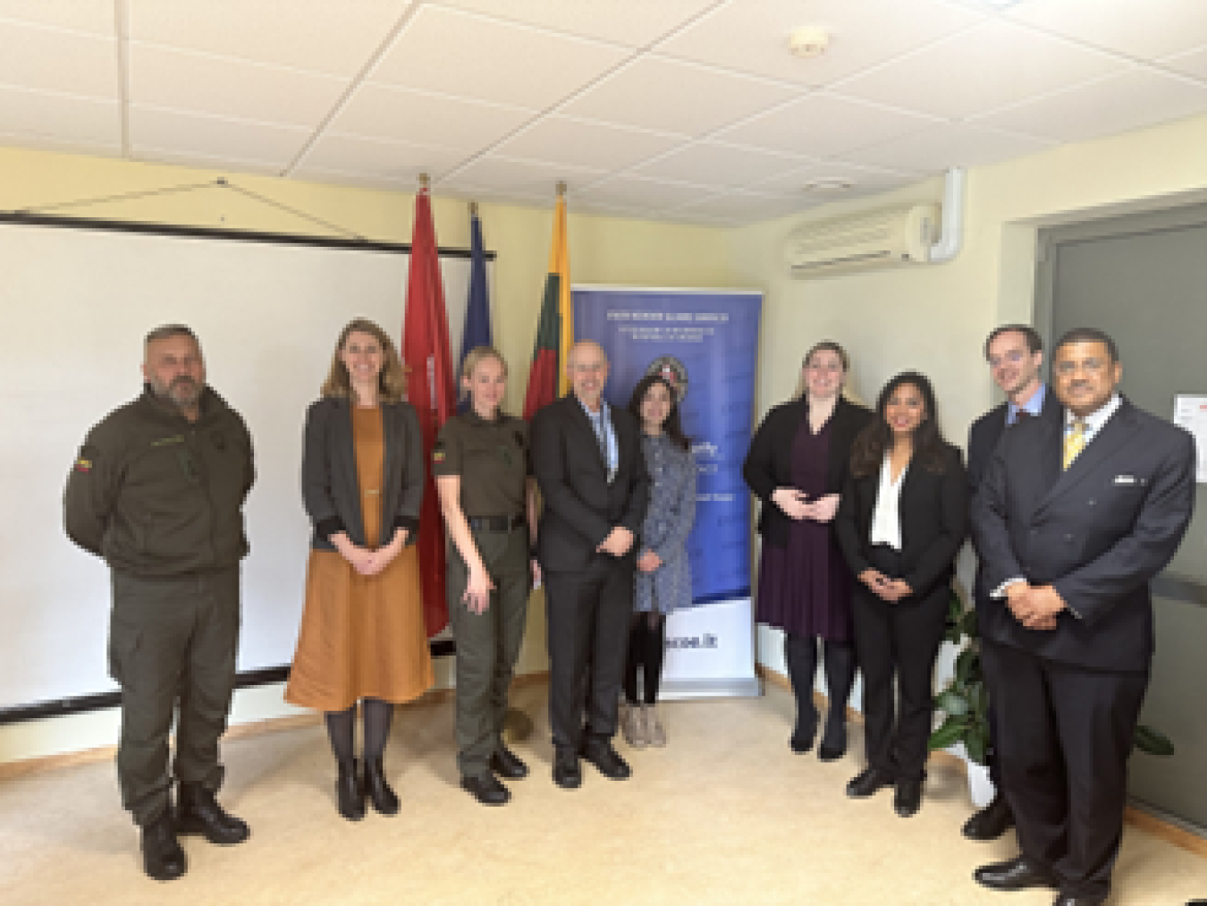 Frank Rose at Lithuanian State Border Guard Service School