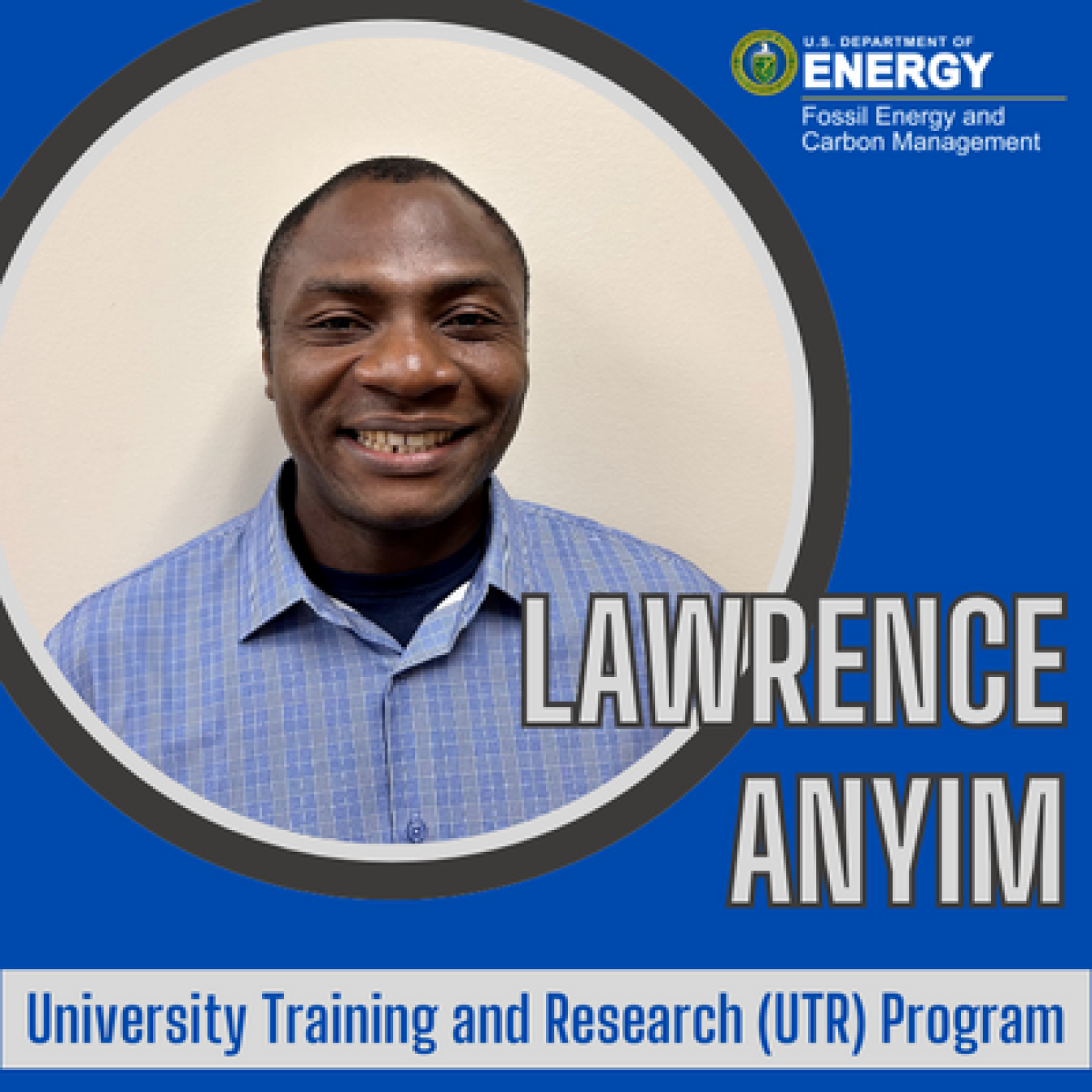 LAWRENCE ANYIM UTR Spotlight Graphic