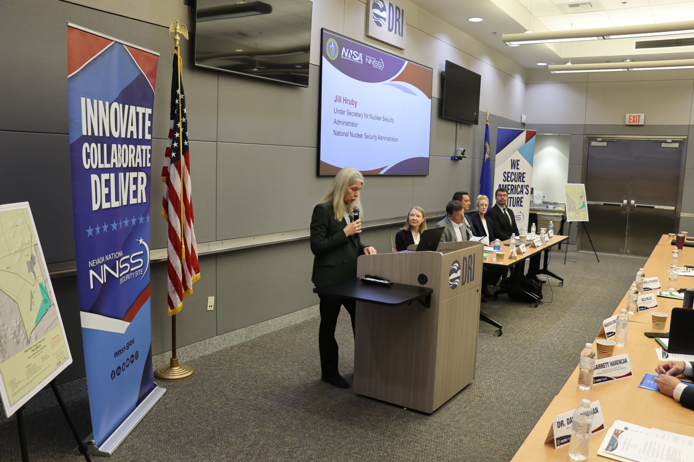 NNSA Administrator Jill Hruby speaks at Nevada National Security Site Clean Energy Project