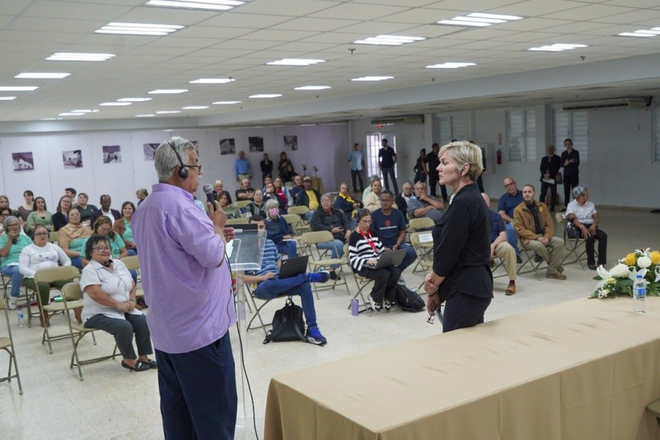 Secretary Granholm Meets with Residents in Puerto Rico