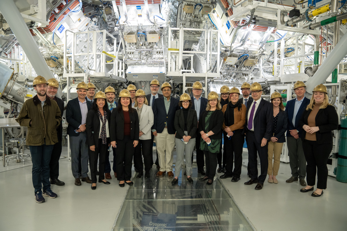 Frank Rose and Finland leaders at National Ignition Facility, Livermore Lab