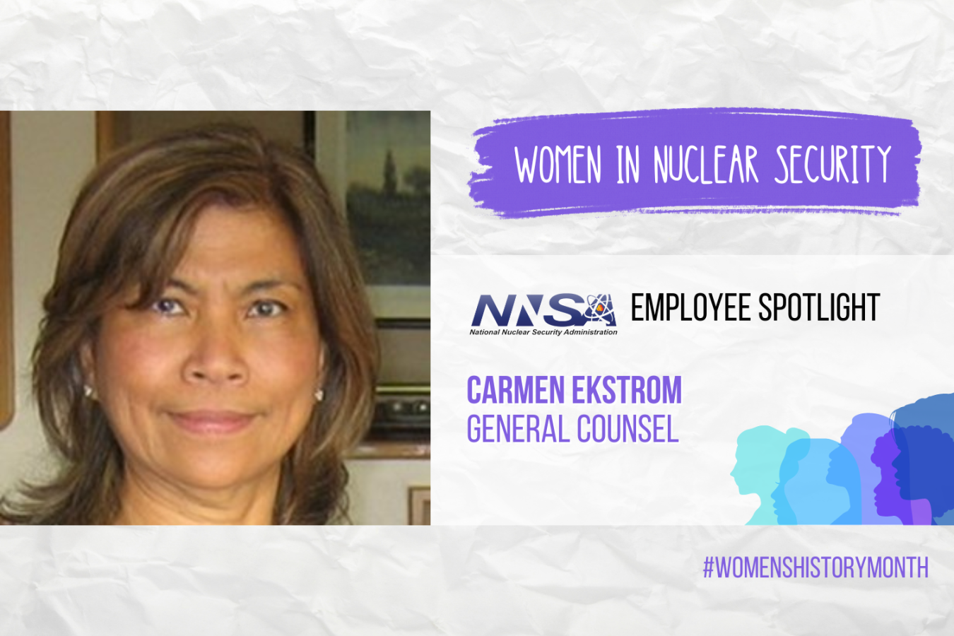 Women's History Month Spotlight for Carmen Ekstrom