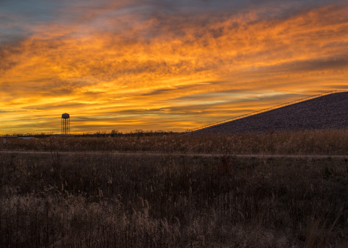 Sunset at the Weldon Spring Disposal Cell