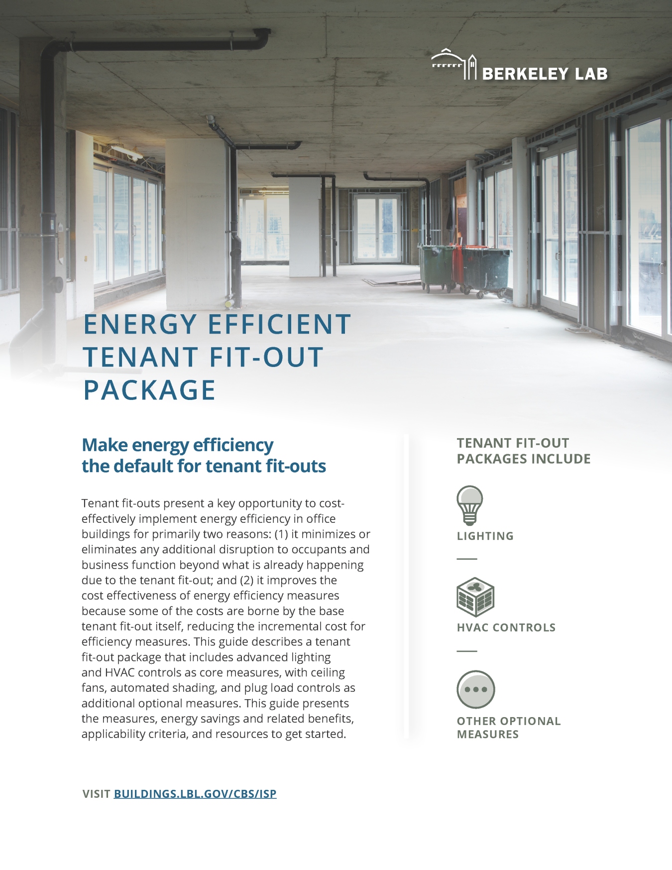 Energy Efficient Enant Fit-Out Package - cover